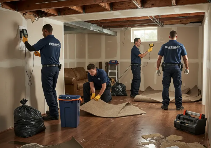 Flood DamageMaterial Assessment and Debris Removal process in Grandview Plaza, KS
